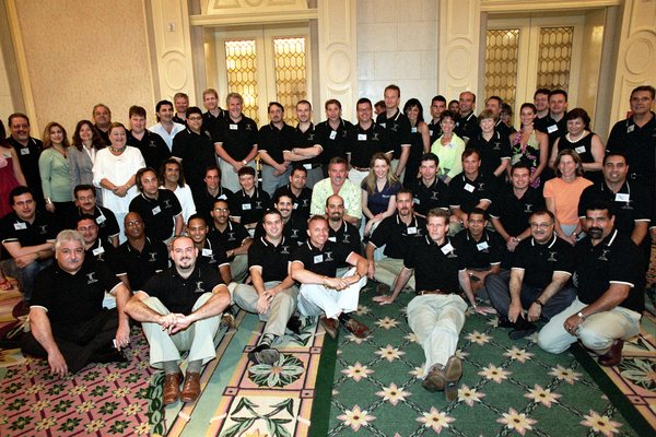 The Plaza Cellars team gathered at a Fine Wine Celebration